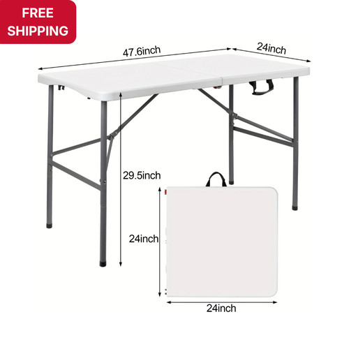 4ft folding table inch - 4ft,