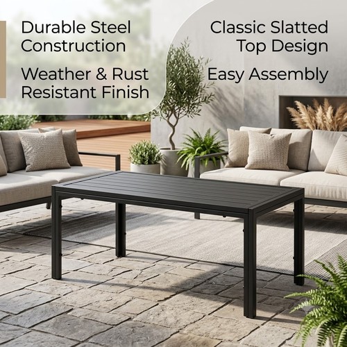 Abble outdoor metal patio - metal,
